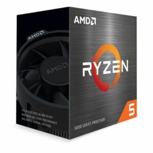 AMD Ryzen 5 5500 CPU with Wraith Stealth Cooler, AM4, 3.6GHz (4.2 Turbo), 6-Core, 65W, 19MB Cache, 7nm, 5th Gen, No Graphics