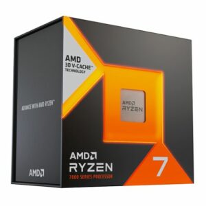 AMD Ryzen 7 7800X3D CPU, AM5, 4.2GHz (5.0 Turbo), 8-Core, 120W, 104MB Cache, 5nm, 7th Gen, Radeon Graphics, NO HEATSINK/FAN