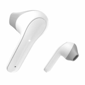 Hama Freedom Light Bluetooth Earbuds with Microphone, Touch Control, Voice Control, Charging/Carry Case Included, White